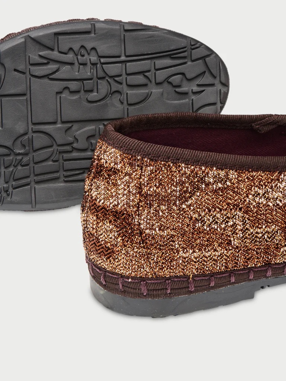Flabelus Pierre Isabelle Metallic Copper Mary Jane Flats Eu 39 Nib Handmade Spai — image 3 of 8